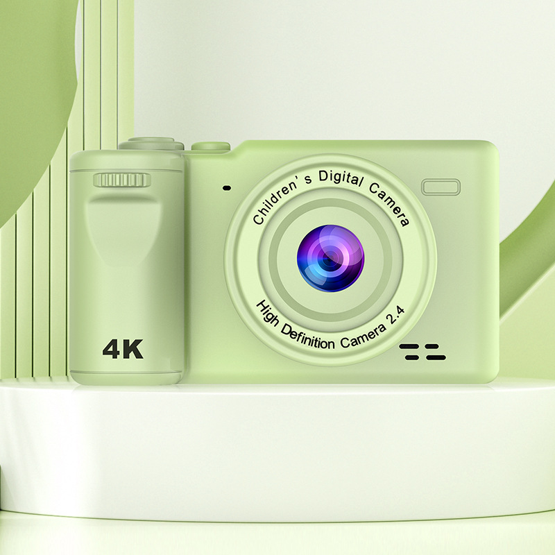 CCD cámara de estudiante HD doble retro mini cámara digital puede tomar fotos y grabar imágenes en color image 5
