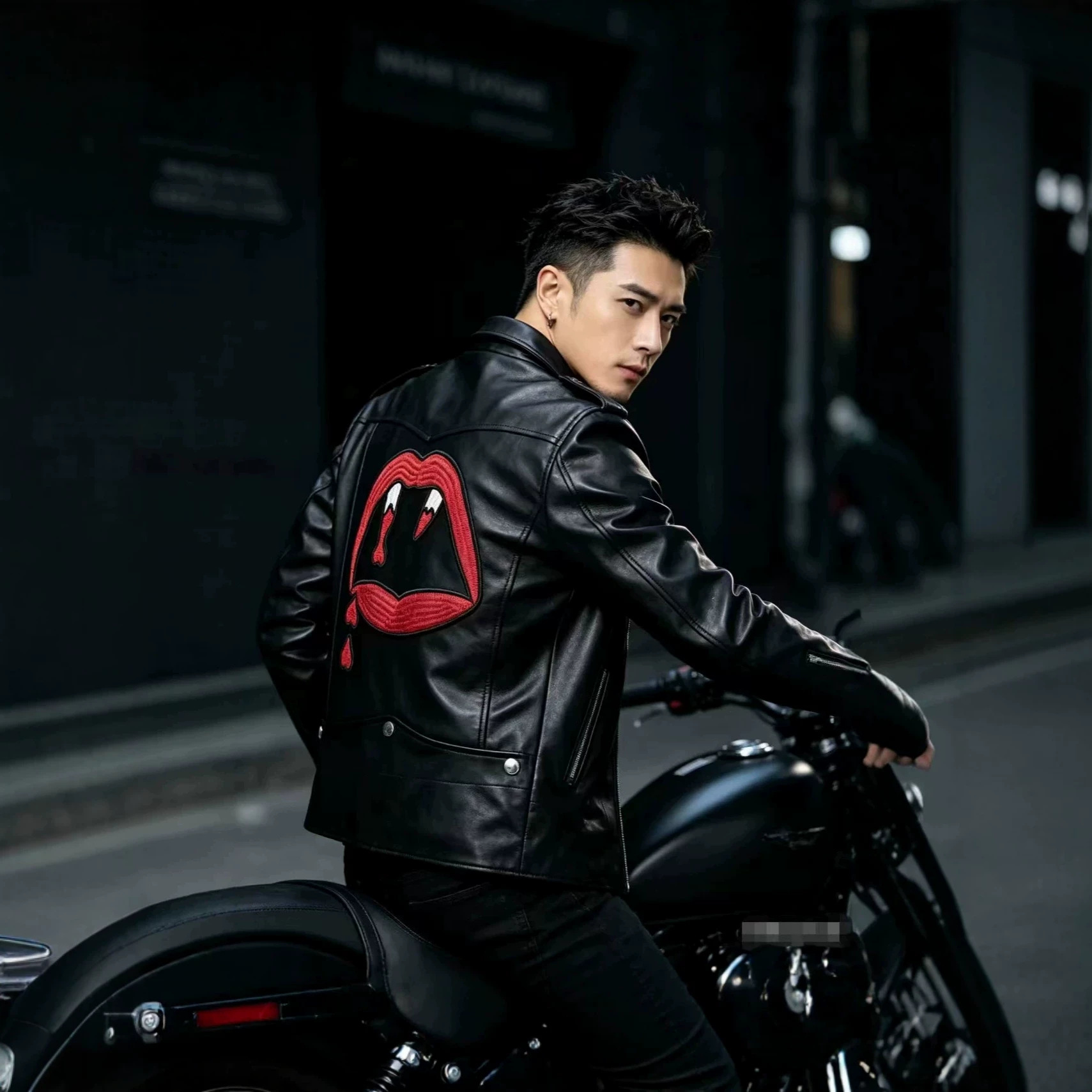 Autumn and Winter New Men's Leather Jackets, European and American Large Size Men's Clothing, Rivet Motorcycle Style Men's Leather Jackets Wholesale Embroidery