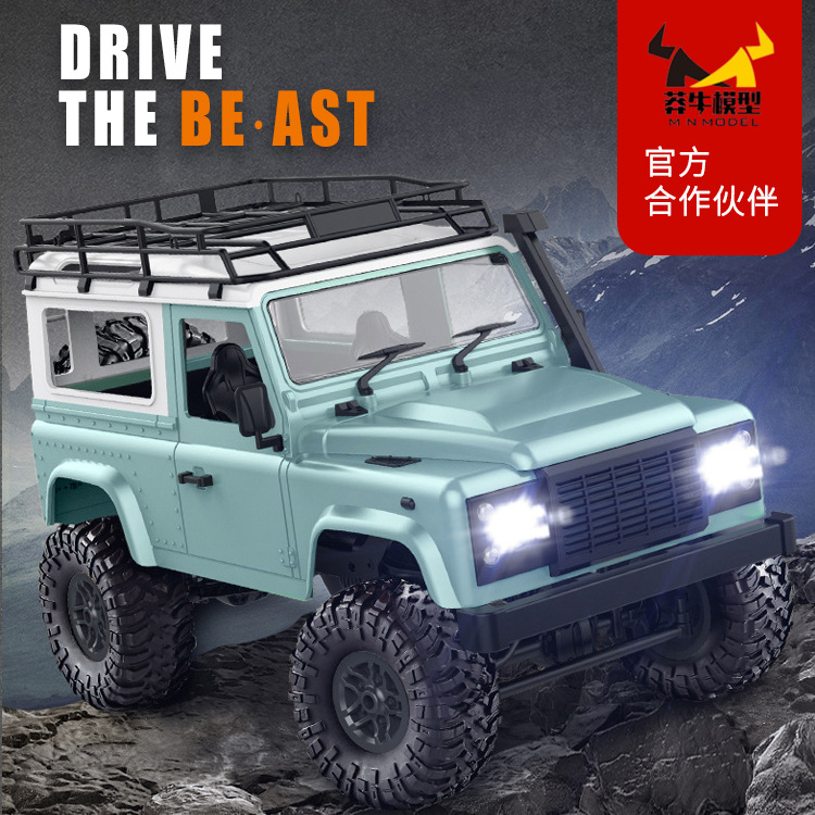 莽牛模型1 12路虎卫士d90 遥控汽车越野车儿童diy玩具四驱攀爬车 阿里巴巴