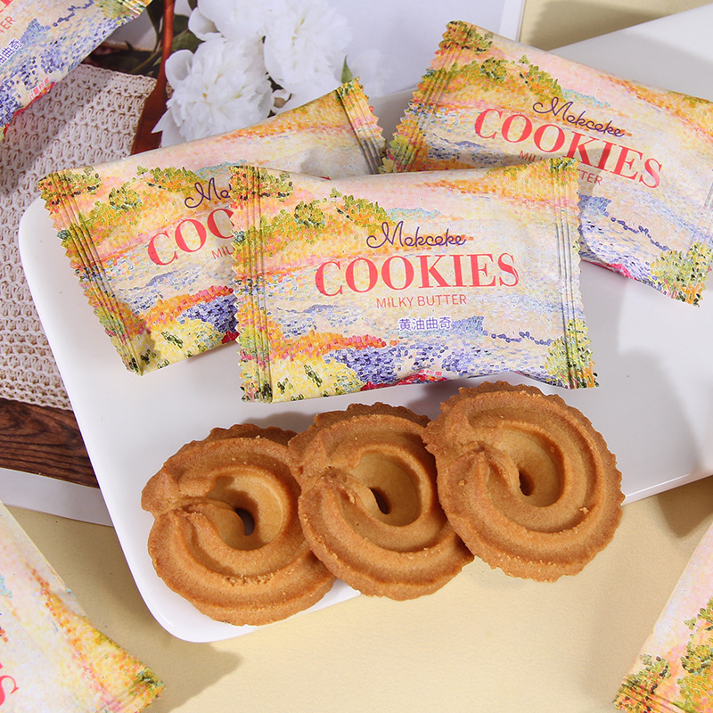 Mokcoke Mokcoke Butter Flavored Cookies Milk Flavor 500g Wedding Candy Wedding Cookies Snacks