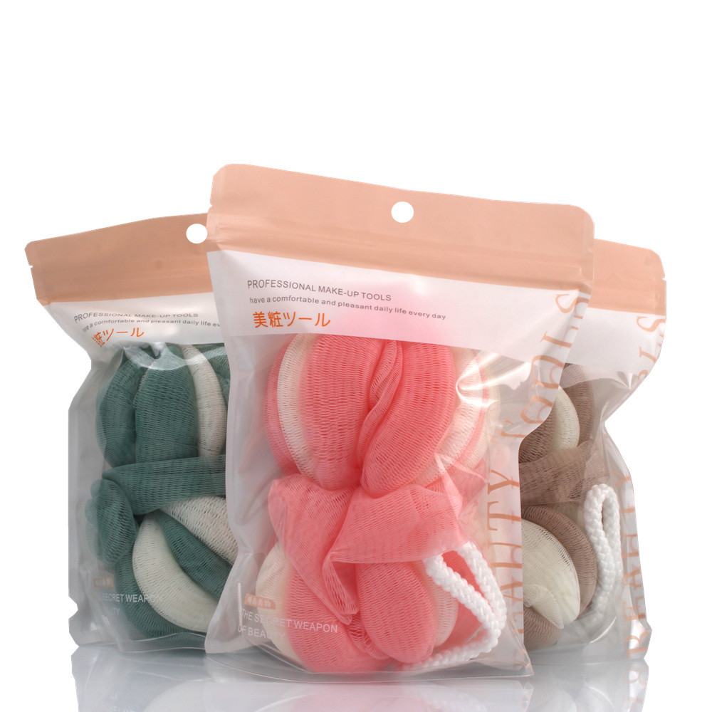 Yuhan baño de flores bola de baño de espalda bañera artículos de baño se pueden estirar red espumosa A968