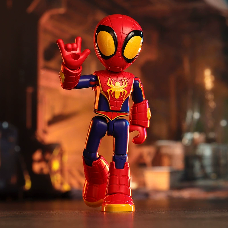 Конструктор, деревянный человек, миньифигура, Marvel, Железный человек, Человек-Паук