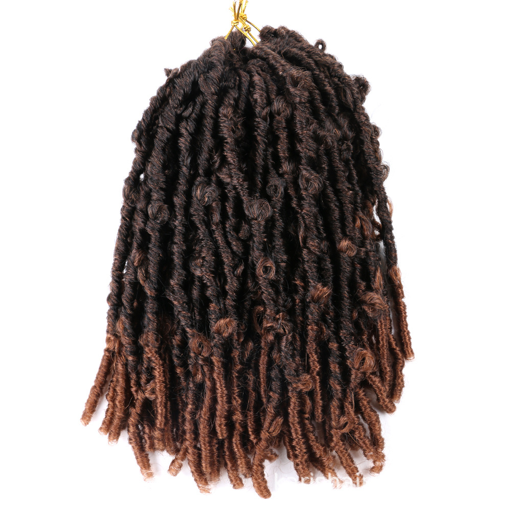 24inch Butterfly Locs Crochet Hair Butterfly Crochet peluca trenza sucia