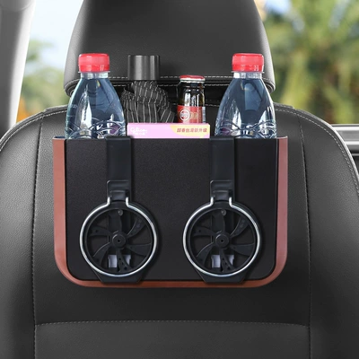 Storage Bag, Car storage bag/box - classic-black-cup-holder-send-accessories