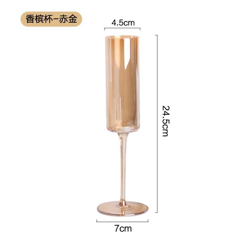 Bar VIP exclusiva copa de vino Luz de lujo de gama alta VIP vino conjunto blanco copa de vino cóctel copa de vino tinto traje de copa de vino