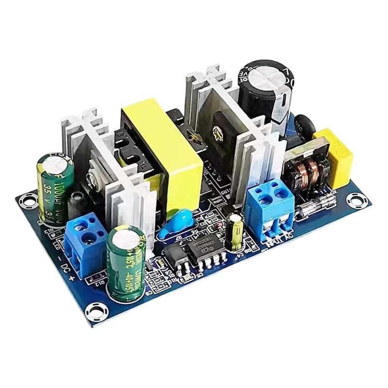 Модуль импульсного источника питания 12В 50Вт, плата блока питания 12В4А/24В2А с изоляцией, понижающий преобразователь AC-DC (голая плата)