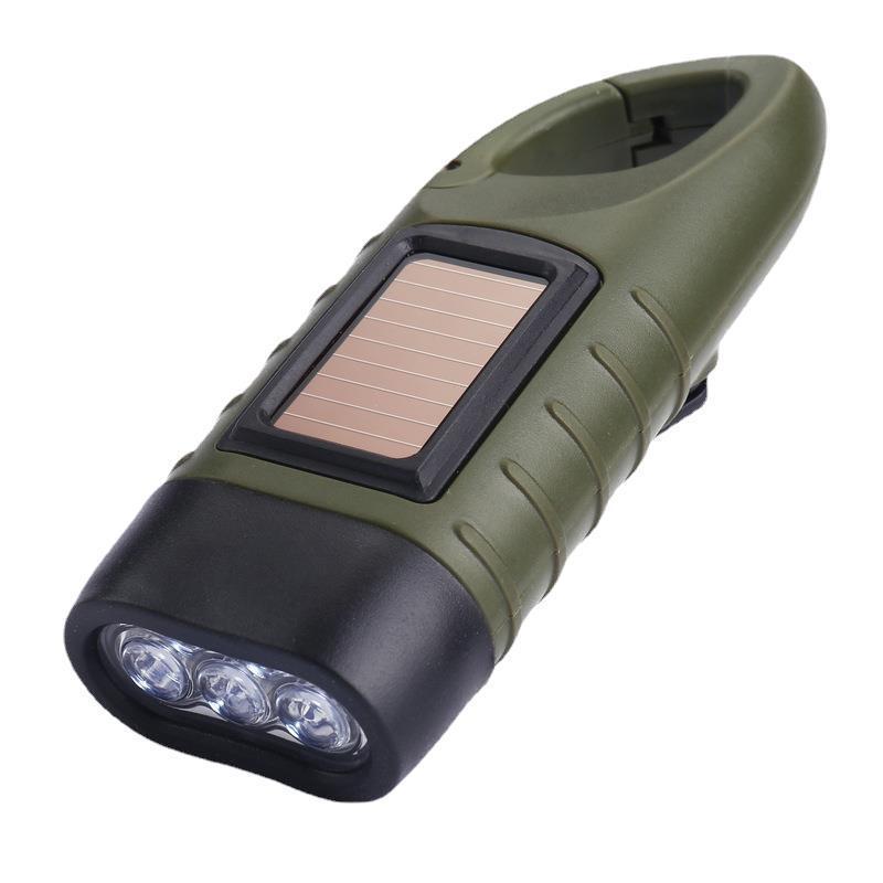Travel logic small handheld flashlight solar-powered