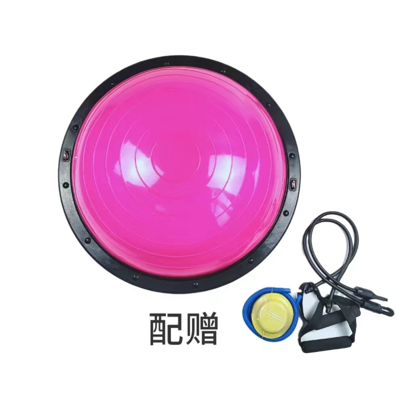 58cm semicírculo equilibrio bola engrosada a prueba de explosiones bola de velocidad de onda 46cm yoga hemisferio pilates fitness yoga pelota