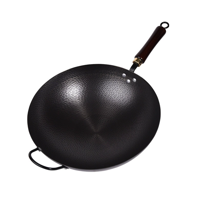 Молотковый рисунок кастрюля с антипригарным покрытием и wok набор