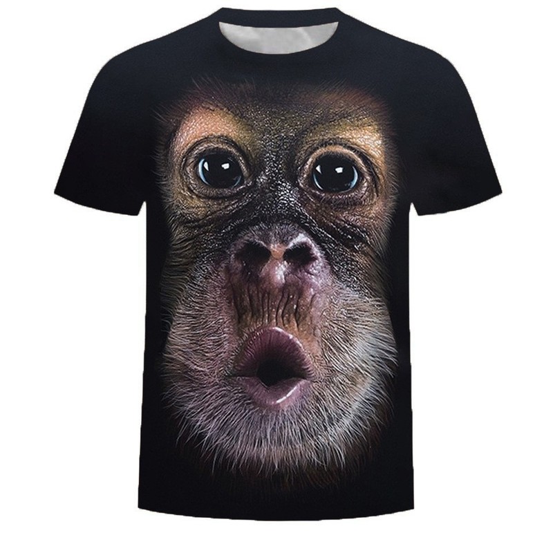新しい夏の 3D プリント Tシャツ半袖 Amazon eBay カジュアルスポーツメンズプリント服面白い|undefined