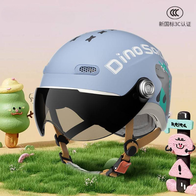3c認定クラスAオートバイバッテリー子供用ヘルメットライトヘルメット調整夏四季帽子ヘルメット電気自動車ハーフヘルメット|undefined