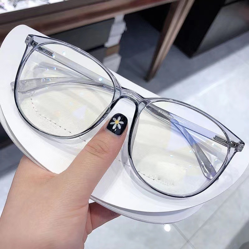 Net red anti-blue light plain lens male personality trend glasses female Korean version of myopic glasses frame manufacturers