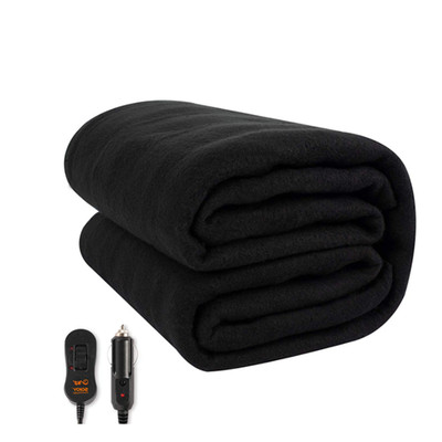 【跨境電熱毯】剪毛絨12V車用高低檔定時單人加熱毯快速加熱保暧