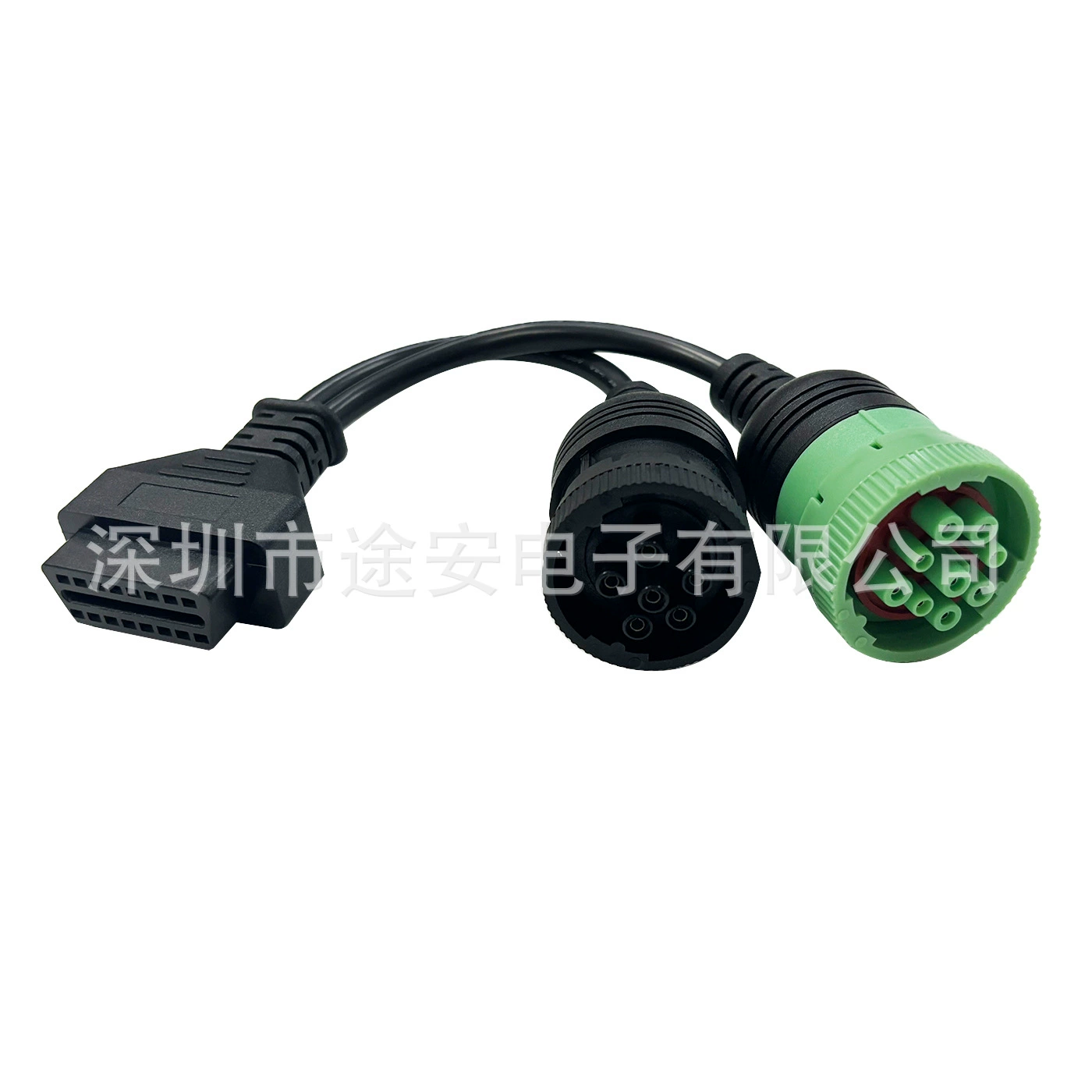 Грузовик J1962-9PIN Dechi J1939 переходная линия Cummins J1708 OBD Одна точка-две соединительные линии