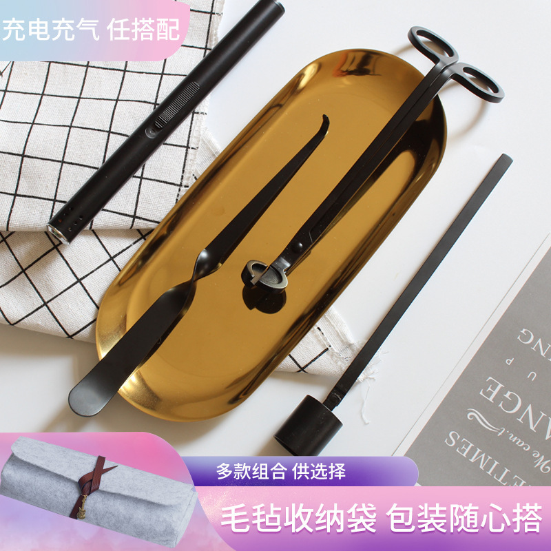 アロマキャンドル道具セットキャンドルはさみキャンドル消し器キャンドルカバーキャンドルフックキャンドル心キャンドル消しアクセサリー3点セット|undefined