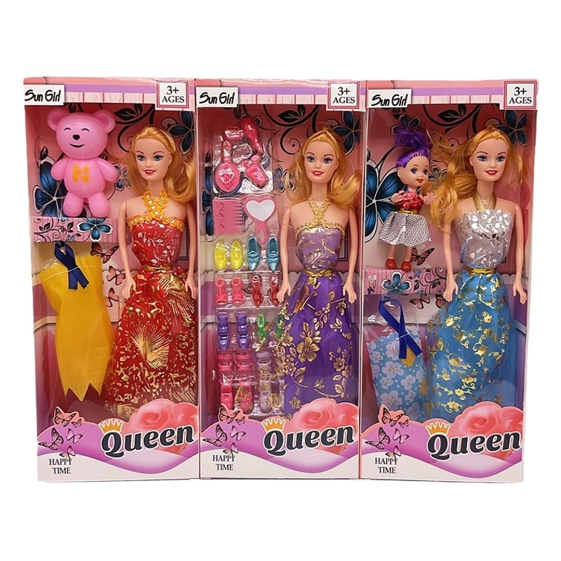 Venta caliente Yi Tian Barbie muñeca caja de regalo traje de niña juguete muñeca clase de entrenamiento juego casa Premio transfronterizo