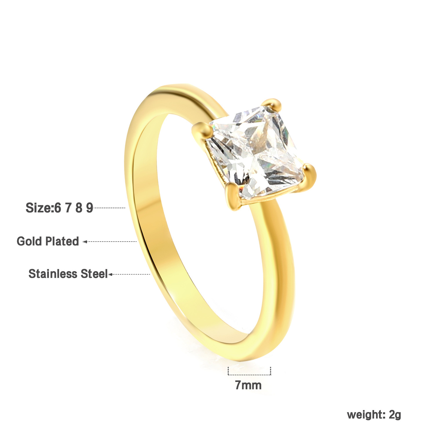 Sparkling Designer Ring For Women, Elegant And Comfortable Piece_voghion.com