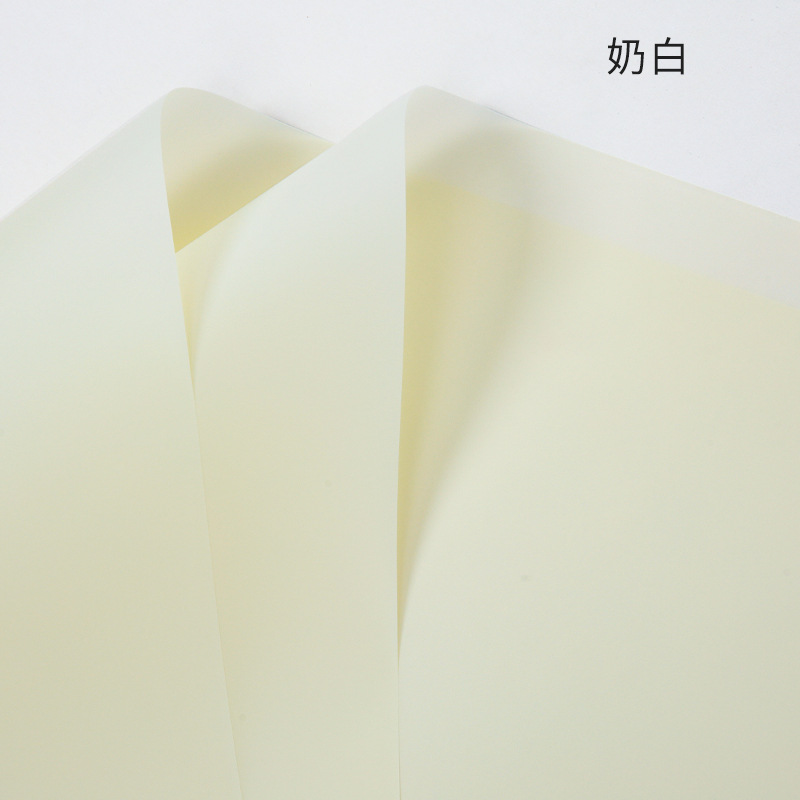 Papel de embalaje de flores al por mayor material de floristería ramo material de papel de embalaje material de embalaje papel de embalaje impermeable papel de doble cara bicolor Ouya