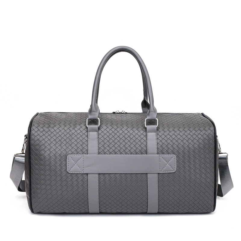 2024 Bolso de viaje portátil tejido nuevo transfronterizo de ocio de gran capacidad anti-salpicaduras de agua Bolso de equipaje de viaje de negocios de corta distancia