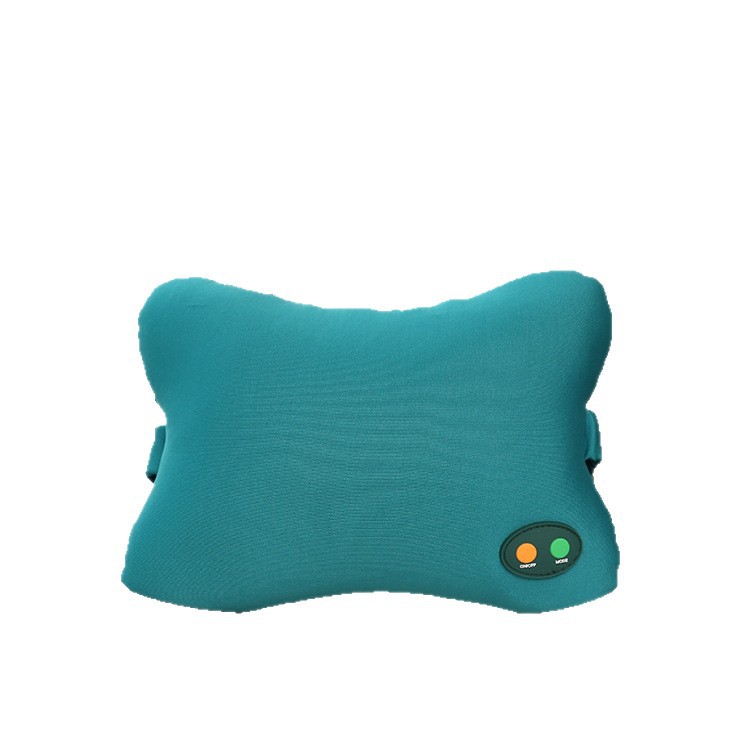 Almohada de masaje cervical, dispositivo de masaje eléctrico para el hogar y la relajación, masajeador multifuncional de hombros y cuello con vibración para coche