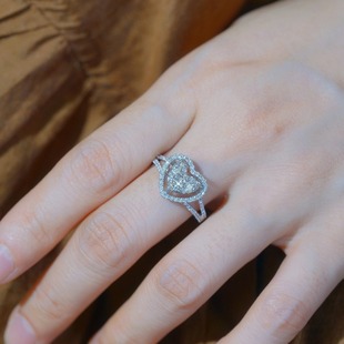 Shuibei Jewelry Wholesale 18K Real Gold Natural Real Diamond Ring Women's Ring