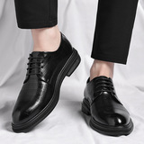 Летний дышащий модный высокий пиджак классического кроя для кожаной обуви