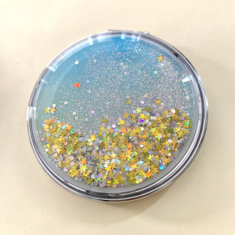 圆形星空流沙镜