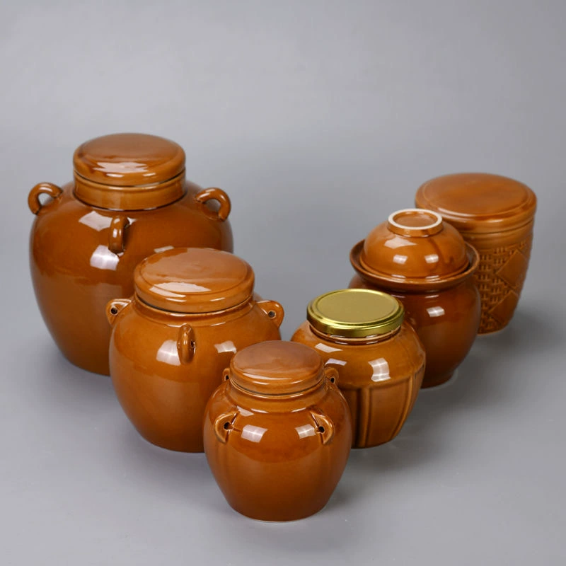 Кетчуп-банка ретро герметичная керамическая банка для меда банку для маринада для сыпучих продуктов для хранения канистра хозяйственная банка маринада банки