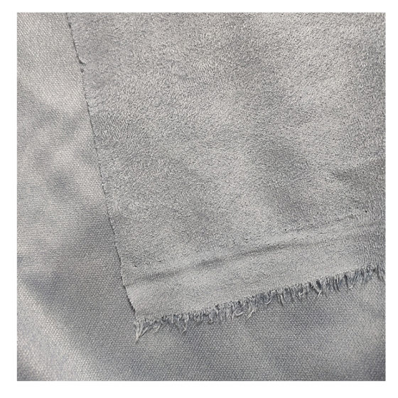 [Spot supply] frosted velvet encryption polyester knitted weft-knitted Suede single-sided sanding imitation leather clothing fabric