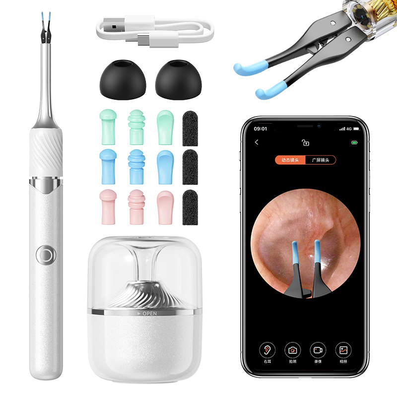 S3 PRO 귀이개 핀셋 화이트(남녀공용 영어 컬러박스)