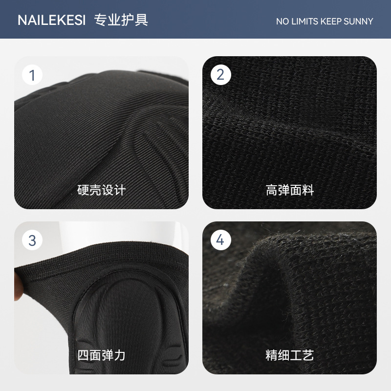 Voleibol rodillera deportes femeninos rodilla profesional arrodillado danza baile invisible equipo especial de los hombres equipo protector flor deslizamiento