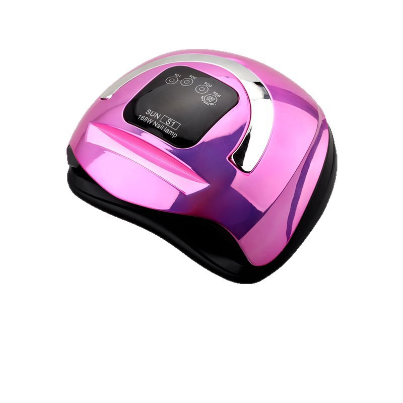 168W光疗LED烤灯指甲烘干UV手机支架渐变炫彩S1美甲灯
