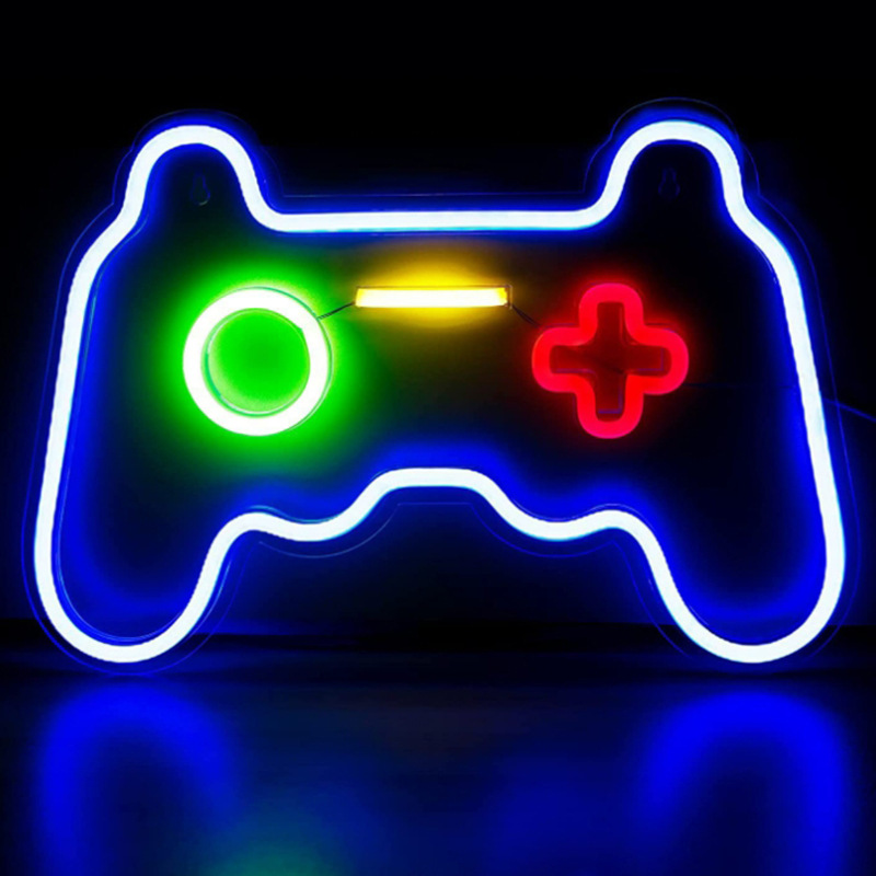 Luces de Neón Personalizadas, Letreros Luminosos Transfronterizos, Letreros Creativos con Patrones y Formas, Letreros en Inglés, Letras Decorativas