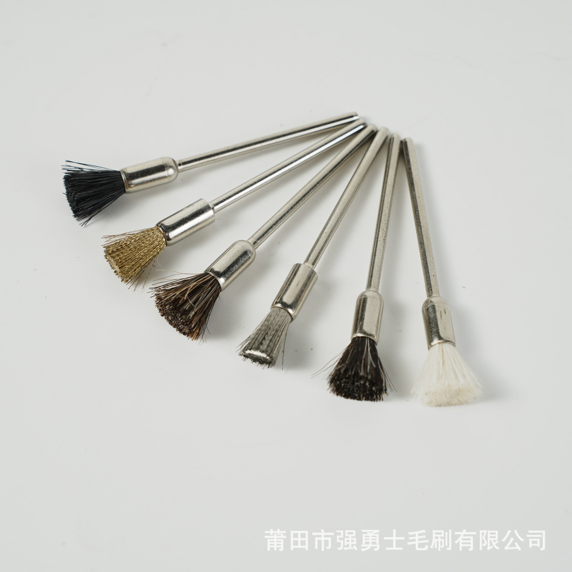 2.35MM mango fieltro de lana piel de cerdo negro cepillo de alambre de cobre jade jade ágata ámbar piel de vaca herramienta de pulido de espejo