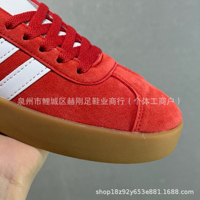 Neo Vl Court 2.0 Versatile Item Suede Non-Slip Wear-Resistant Lightweight Couple Sneakers Moral Training Shoes