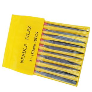 Diamond File Steel File Fine Alloy Set Metal Grinding Trimming Tool Triangle Semicircle Mini Shaping