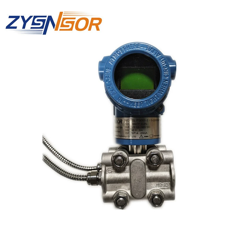Измеритель уровня ZYSNSOR диапазон 0-2 м, 4-20MA/HART, двойной диск 50,5, односторонний капиллярный