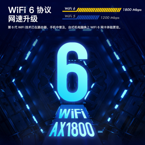 [ New Product] WiFi6 wireless network card Gigabit 5G dual-band AX1800M desktop computer Bluetooth 5.2