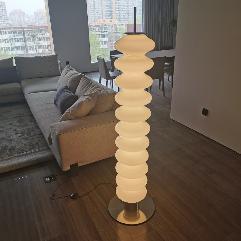 现代简约落地灯客厅北欧卧室样板间设计师个性落地灯葫芦串落地灯-阿里巴巴