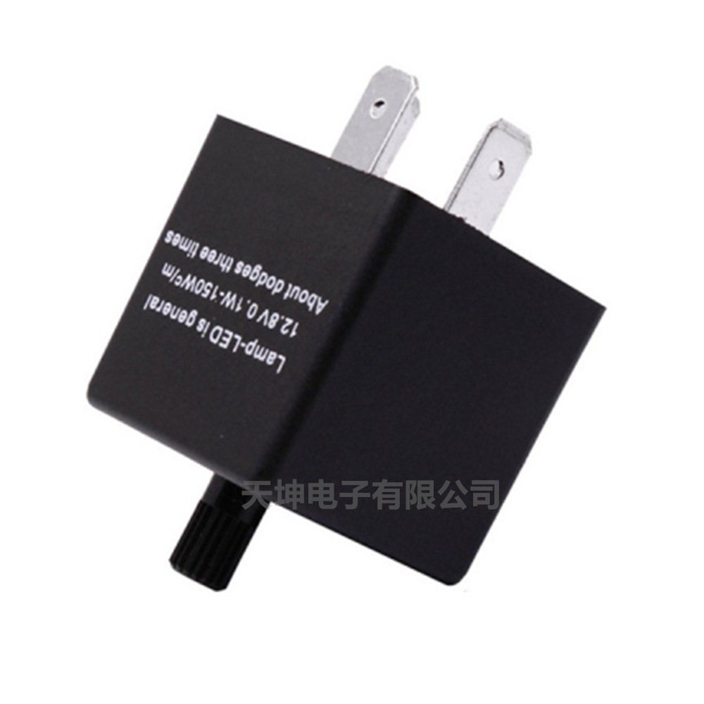 Coche de la motocicleta LED relé de flash ajustable CF13 KT LED que fluye agua luz de giro relé de flash