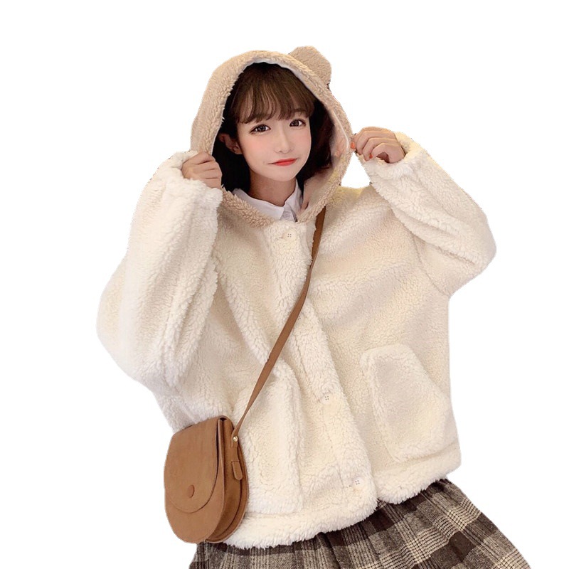 Shownicer Homme Teddy Fleece Jacket à Capuche Veste En Polaire Hiver Chaud Veste Sweats Manches Longues Polaire Peluche Veste Blousons Manteaux Homme A Bleu Foncé S