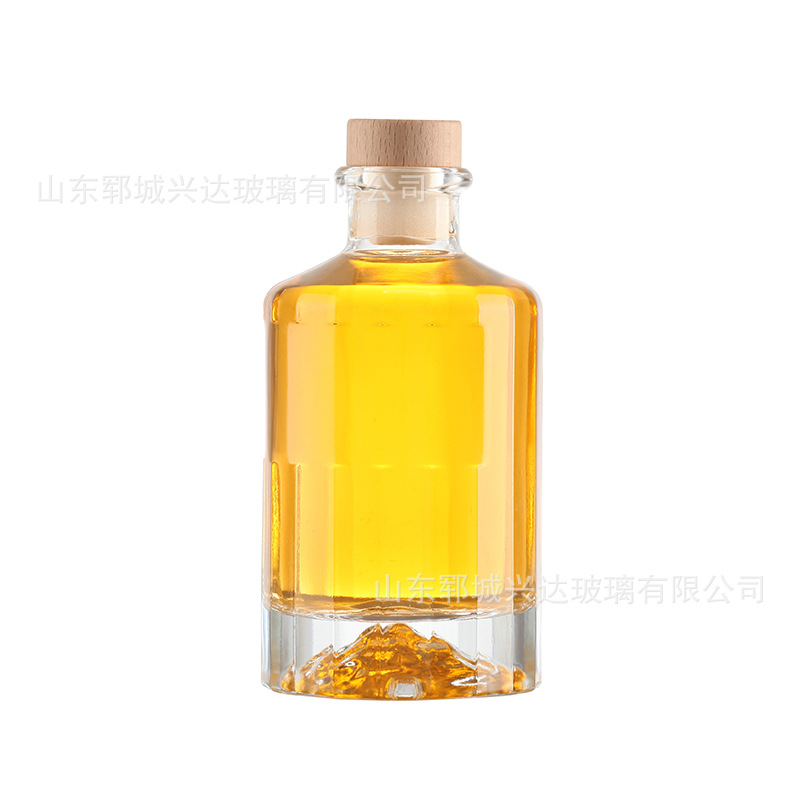 透明玻璃瓶洋酒瓶果酒瓶威士忌伏特加700ml源头工厂可定