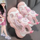 Kuromi Girls' Toe-Toe Sandals Summer New Style Children's Princess Shoes Non-Slip Little Girls Sports Beach Shoes