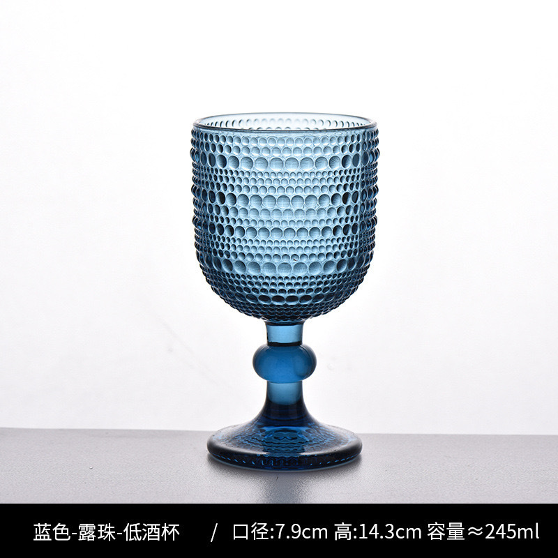 Nuevo retrógrado tallado alto taza de agua taza de vino taza de bebida creativa elegante casa hotel café utensilios de vino