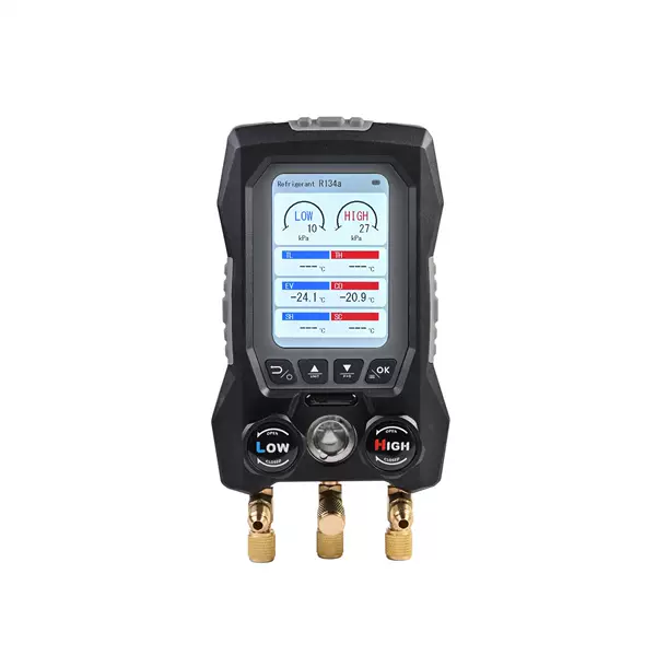 Wuzhou Intelligent Digital Display Refrigerant Meter for Engineering Air Conditioning and Refrigeration Systems, Heat Pump Vacuum Testing, Maintenance, and Repair Tester