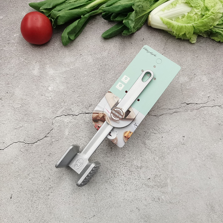 Bendición de la cocina aleación de aluminio martillo de carne de doble cara gadget de cocina hilo de res martillo de carne grande utensilios de cocina image 8