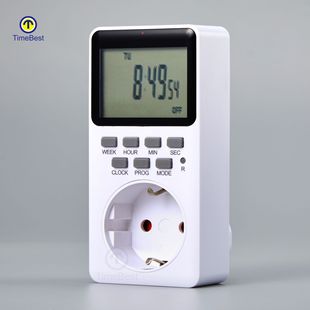 New Product Timer Socket Electronic Timer Kitchen Timer Timer European Standard Socket Timer Switch Timing
