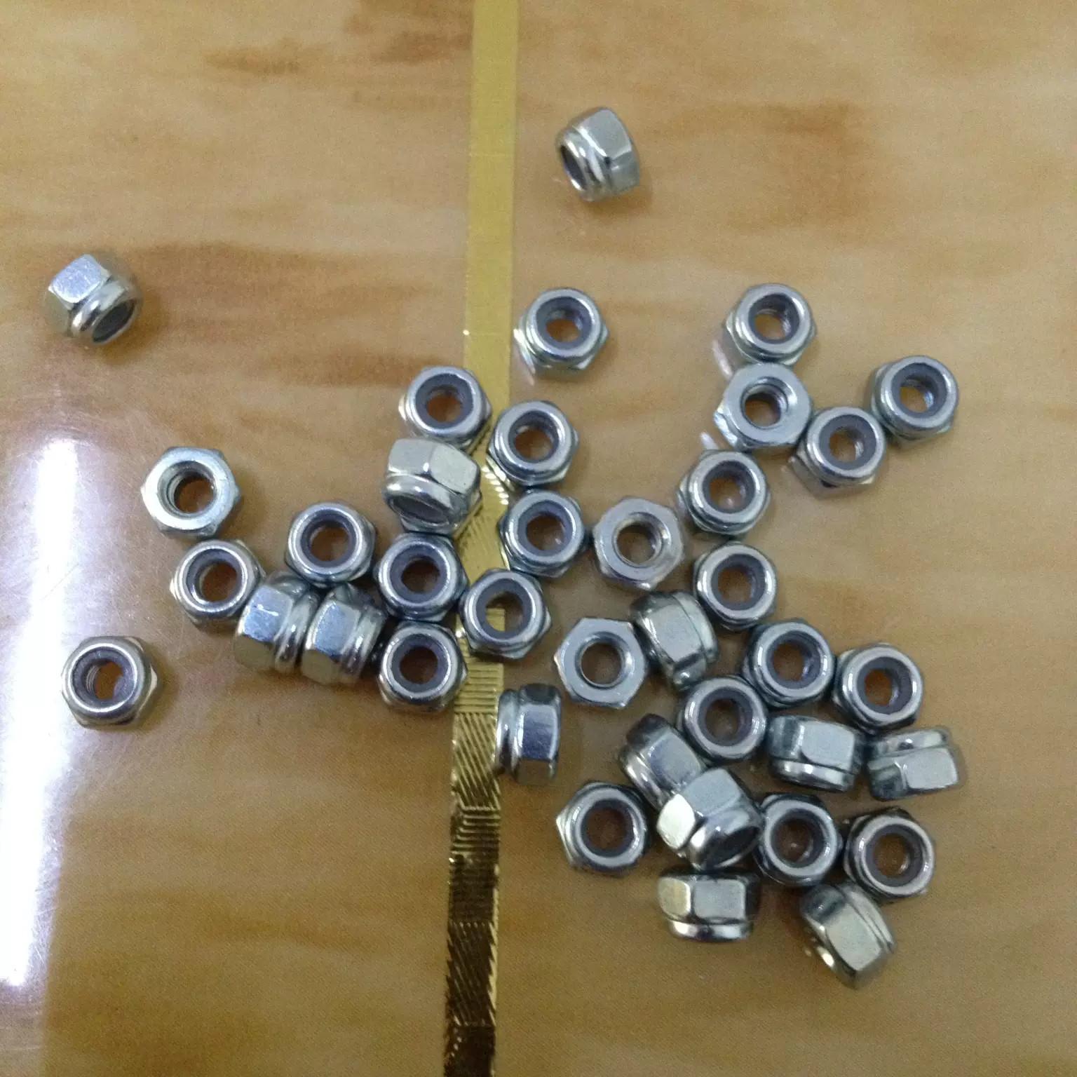 实体厂家供应微型白色胶圈尼龙防松锁紧螺母M3.5*P0.6-5.5-4.3