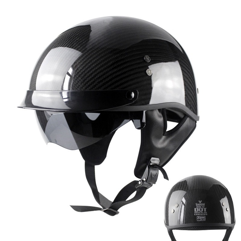 Helmet with Inner – Motuoche Motosiklet kaskı (dəbilqə) - silent-black-l