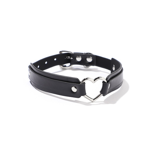 Leather Wolf Erotic SM Love Collar Bondage Props for Men and Women Training K9 Necklace Adult Products Factory Drop Shipping